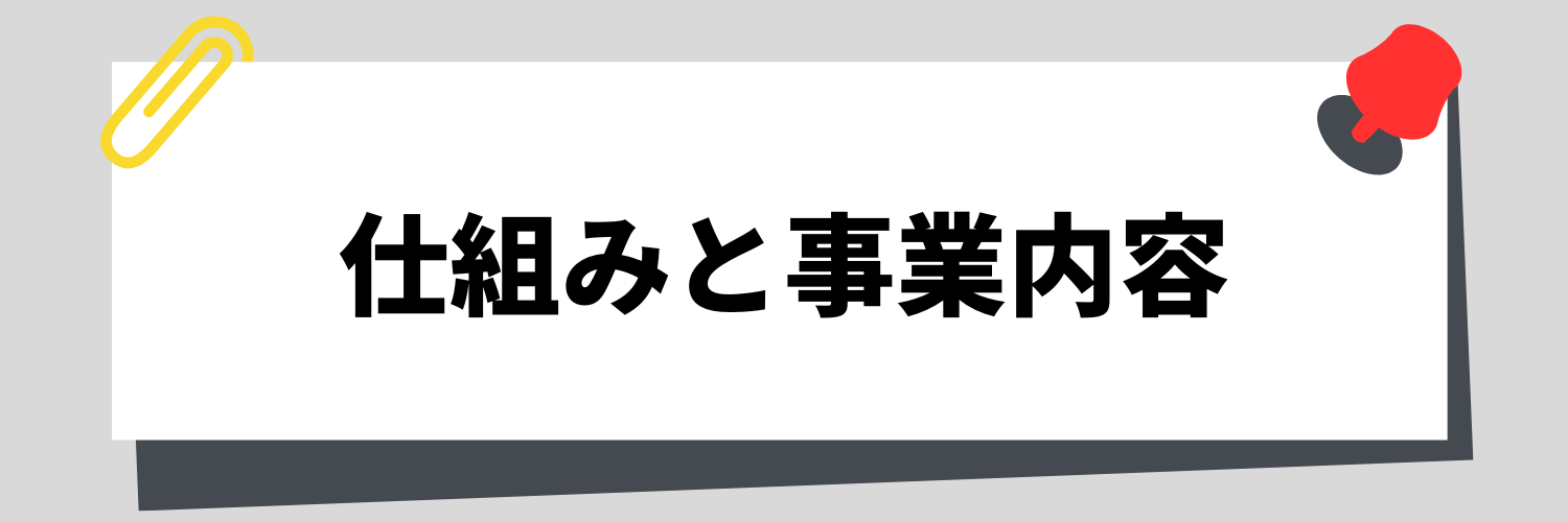 仕組みと事業内容