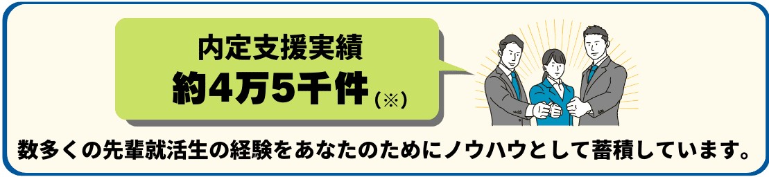 数字で見る就職エージェントneo_1大阪拠点