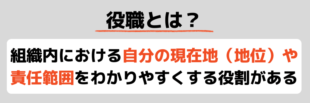 役職一覧_役職とは?