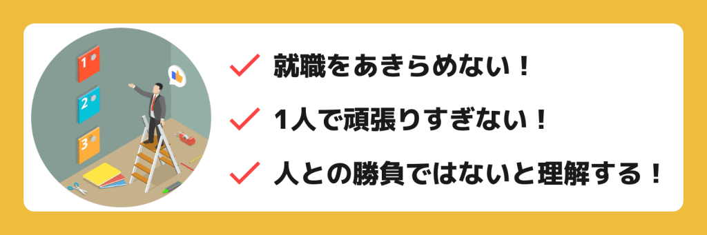 就活に出遅れた際に大切な思考