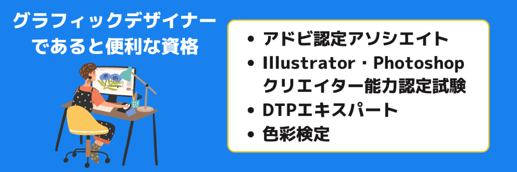 志望動機_グラフィックデザイナー_便利な資格