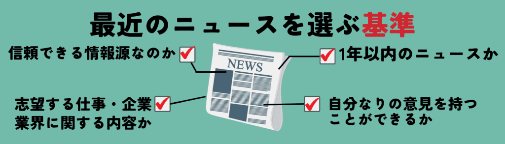 面接で聞かれる「最近のニュース」を選ぶ基準