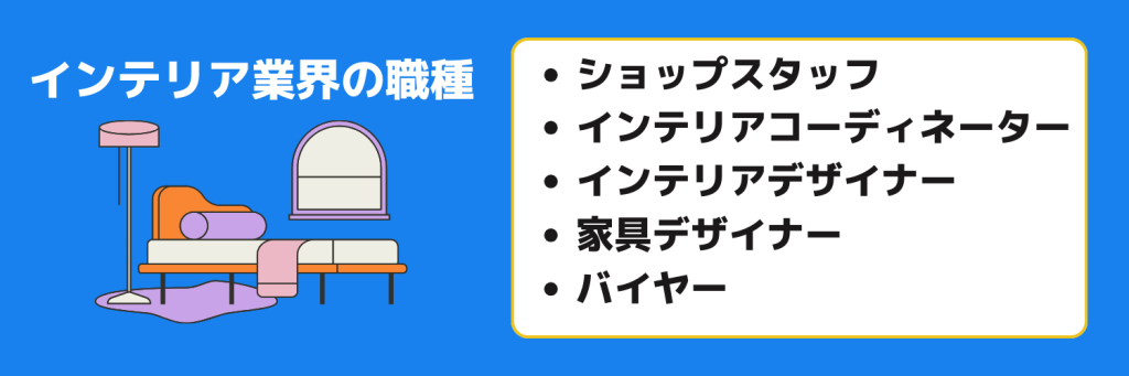 志望動機_インテリア業界_職種