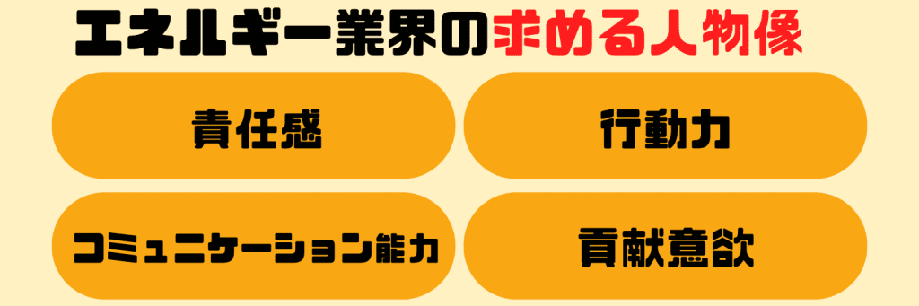 エネルギー業界＿求める人物像