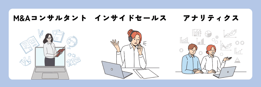 M&A　職種