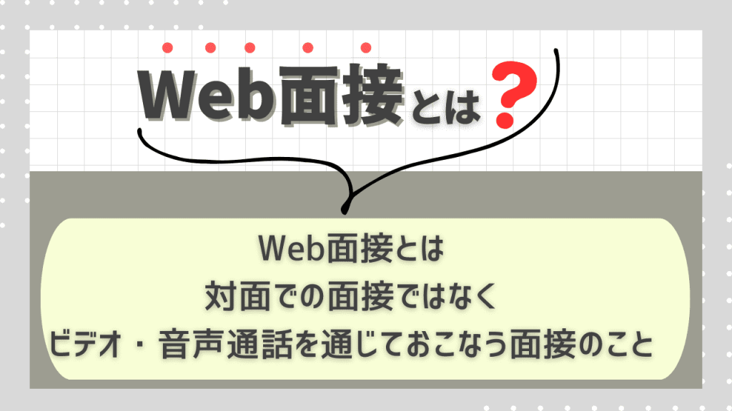 Web面接（オンライン面接）とは？