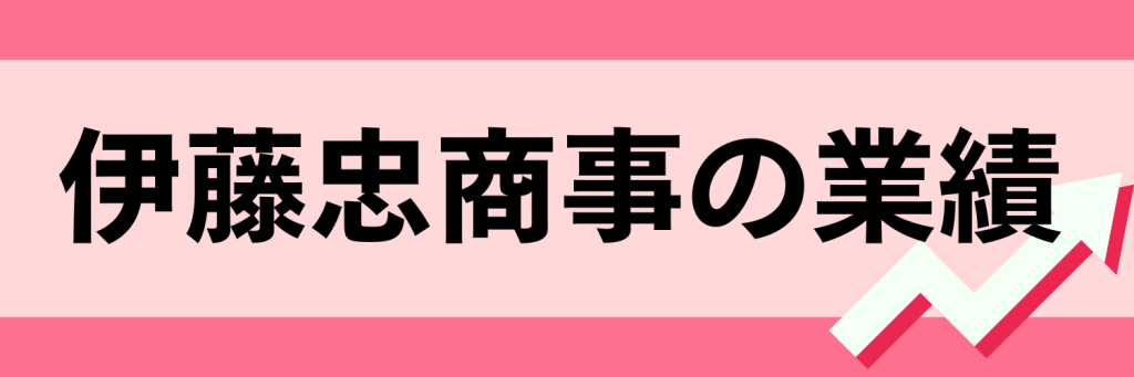 伊藤忠商事_業績