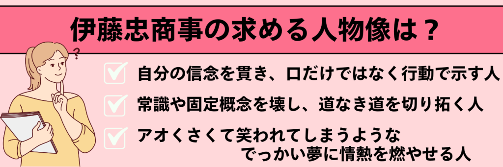 伊藤忠商事_求める人物像