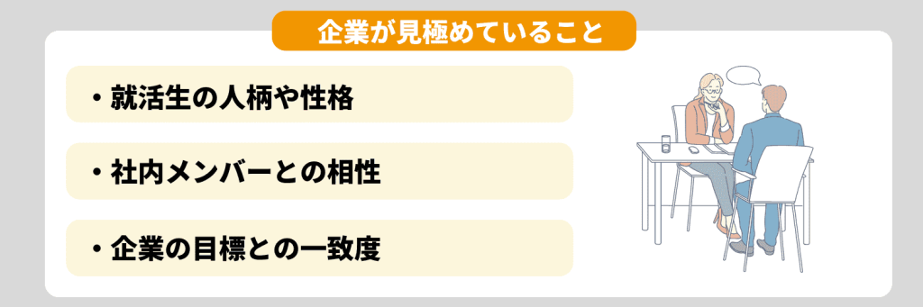 「大切にしている価値観」から企業が見極めていること