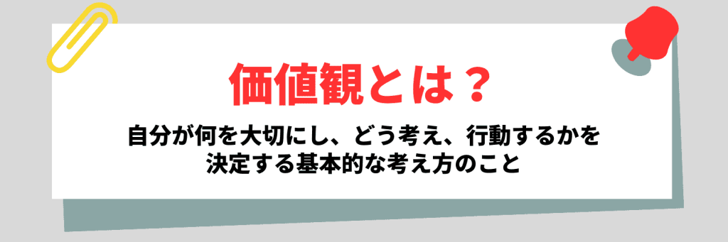 そもそも価値観ってなに?