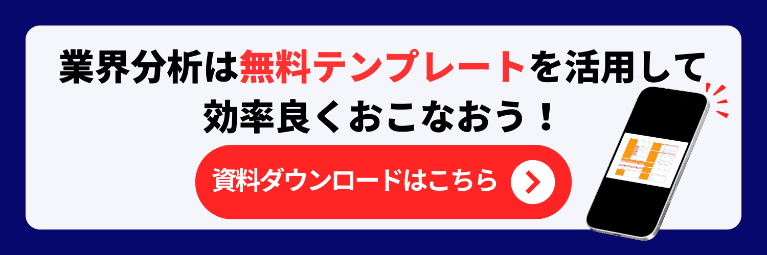 業界研究　テンプレート　CTA