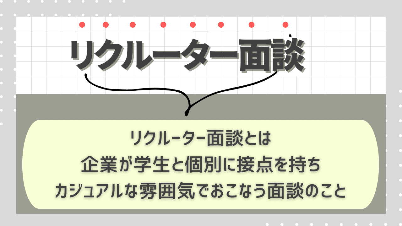 リクルーター面談とは?