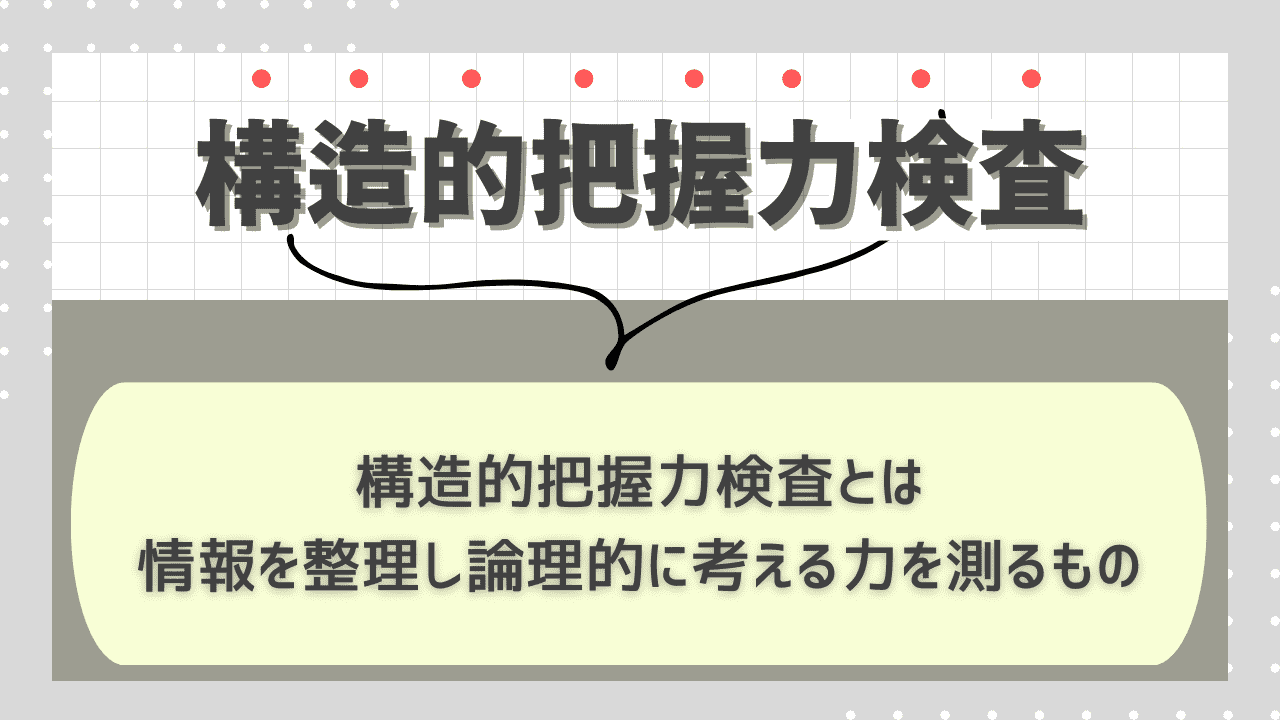 SPIの構造的把握力検査とは?